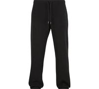 Urban Classics Men's Tb6771-jacquard Velvet Wide Sweatpants, Black, M