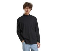 Urban Classics Men's Tb6775-mock Neck Longsleeve T-Shirt, Black, M