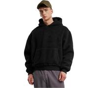 Urban Classics Men's Tb7265-oversized Teddy Hoody Sweatshirt, Black, XXXXXL
