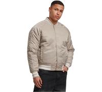 Urban Classics Men's Tb7331-racer Bomber Jacket, Chalkdust, S