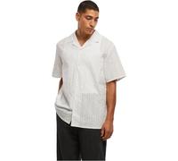Urban Classics Men's Tb7569-seersucker Resort Shirt, White, S