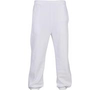 Urban Classics Men's Sweatpants Drawstring Joggers Sport Trousers with Elastic Waist Tracksuit Trousers Elasticated Zipped An, White, XL
