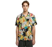 Urban Classics Men's Viscose AOP Resort Shirt, Toucans, XXXXX-Large