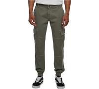 Urban Classics Men's Washed Cargo Twill Jogging Pants Trouser, Gray , 34
