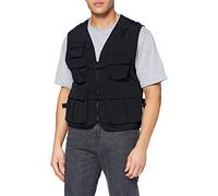 Urban Classics Men's Weste Men Tactical Vest Jacket Not Applicable, Black, X-Large