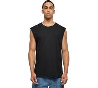 Urban Classics - Open Edge Sleeveless Shirt Black - 4XL