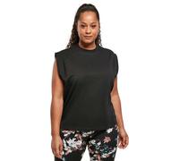 Urban Classics Organaic Heavy Pleated Sleeveless T-shirt Black XL Woman