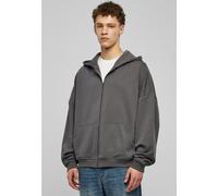 Urban Classics - Organic 90's Zip Darkshadow - Zipper - grey - M - 65% Cotton, 35% Polyester,Sweat M