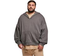 Urban Classics Organic 90's Zip Hoody Top Jacket Extra Wide Fit Hood Men