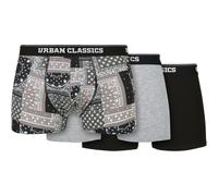 Urban Classics Organic Boxershorts 3-Pack Men Underwear Stretch Jersey