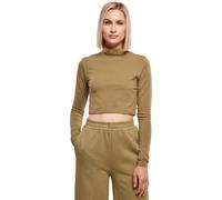 Women's long sleeve turtleneck T-shirt Urban Classics Organic Vert M