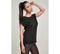 Urban Classics Women's Ladies Organic Extended Shoulder Tee T-Shirt, Black (Black 00007), Xx-Large