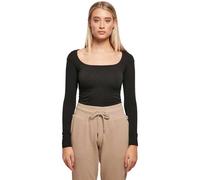 Urban Classics Organic Long Sleeve Body Black XL Woman