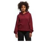 Urban Classics Organic Loose Brushed Fleece Hoodie Red L Women