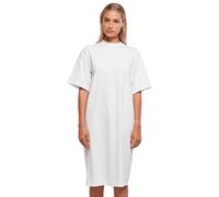 Urban Classics - Ladies Organic Long Oversized White - Dress - white - S - 100% Organic Cotton S