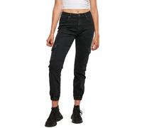 Women's cargo Trousers Urban Classics Organic Stretch Denim Noir 28