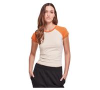 Retro T-shirt court Women's stretchy Urban Classics Organic White 3XL