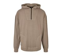 Urban Classics Overdyed Camp Hoody Darkkhaki size M | Hoodies Outlet | Men M