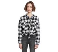 Urban Classics Oversized Check Long Sleeve Shirt Black 3XL Women