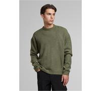 Urban Classics Oversized Chunky Pullover Crewneck Sweater Men Solid Color