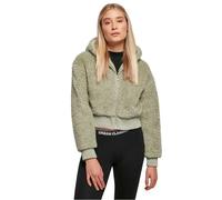 Women's short fleece Urban Classics Oversized Sherpa Vert XL