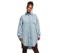 Oversized jeans shirt dress for women Urban Classics Bleu XS