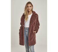 Urban Classics Oversized Sherpa Parka Pink M Women
