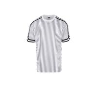 Oversized striped knit T-shirt Urban Classics Blanc S