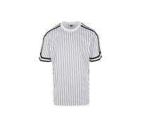 Oversized striped knit T-shirt Urban Classics Blanc 2XL