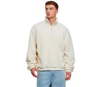 Urban Classics Oversized Teddy Half Zip Sweater