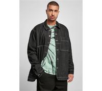 Urban Classics - Oversized Trucker Black Raw - Jacket - black - S - 100% Cotton S