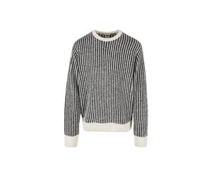 Urban Classics Oversized Two Tone Sweater Whitesand/black size M | Sweaters Outlet | Men | White M