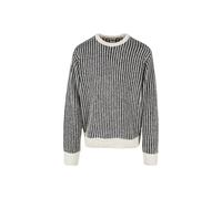 Urban Classics Men's Oversized Two-Tone Sweater Sweatshirt, Whitesand Black, S