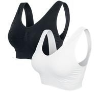 Urban Classics Pads Sport Bra (2-pack) Underwear black white XXL