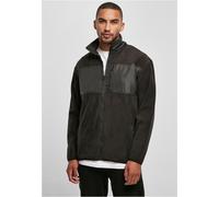 Urban Classics Patched Micro Fleece Men's Jacket Stand up Collar Oversize Fit