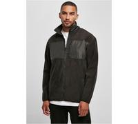 Urban Classics Patched Micro Fleece Men's Jacket Stand up Collar Oversize Fit