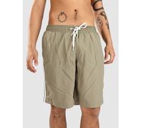 Urban Classics - Patched Stripe Paleolive - Board Shorts - green - L - Shell: 100% Nylon; Lining: 100% Polyester,Synthetics L
