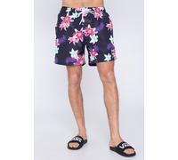 Urban Classics - Pattern Swim Dark Jungle Aop - Board Shorts - multicolored - S - 100% Polyester S