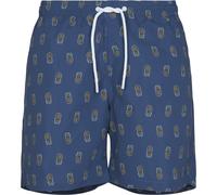 Urban Classics Pineapple Swim Shorts Blue Pineapple Fruit Beach Men S-XXL