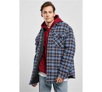 Urban Classics - Plaid Quilted Lightblue/Darkblue - Jacket - blue - M - 100% Polyester