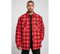 Urban Classics - Plaid Quilted Red/Black - Jacket - red - M - Shell: 100% Cotton; Lining: 100% Polyester