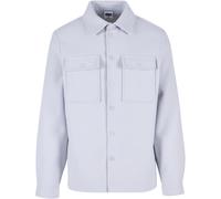 Urban Classics Plain Overshirt Men Shirt Jacket Fake Wool Pockets New