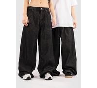Urban Classics Pleated With Long Pocket Jeans black washed 36