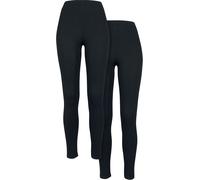 Urban Classics Pre-Pack Ladies Jersey Leggings 2-Pack Leggings black L
