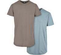 Urban Classics Pre-Pack Shaped Long Tee 2-Pack T-Shirt Top Oversize