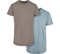 Urban Classics Pre-Pack Shaped Long Tee 2-Pack T-Shirt Top Oversize