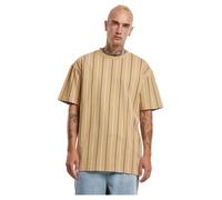 Urban Classics Printed Pinstripe Short Sleeve T-shirt