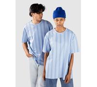 Urban Classics Printed Pinstripe T-Shirt royal S
