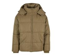 Urban Classics Puffer Jacket with Flap Hood Winter Jacket olive M