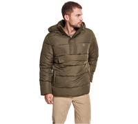 Urban Classics Pull Over Puffer Jacket Men Winter Quilted Hooded Jacket